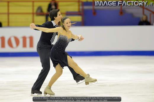 2013-02-27 Milano - World Junior Figure Skating Championships 0818 Sofia Sforza-Francesco Fioretti ITA